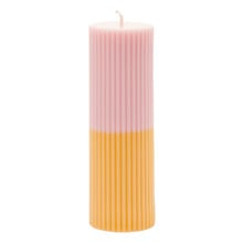 2 Tone Pillar Soy-Blend Candle